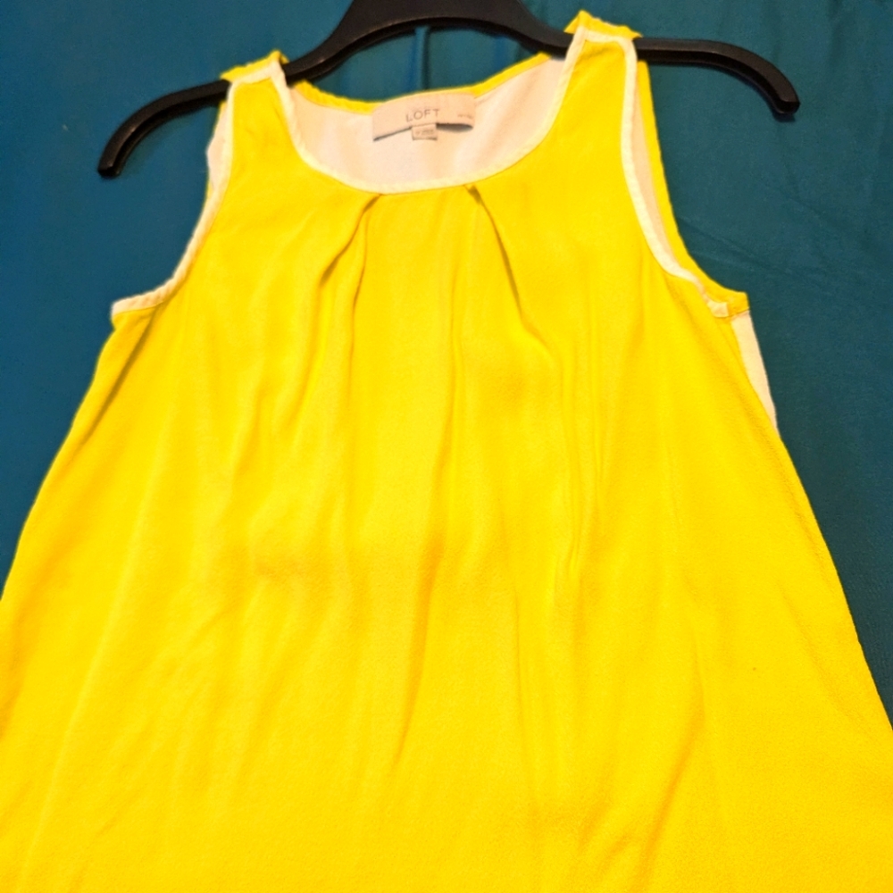 Gorgeous Yellow and White Blouse